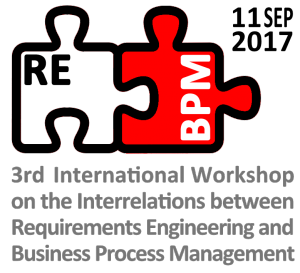 3rd Workshop Requirements Engineering & Business Process Management (REBPM)